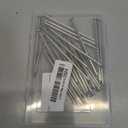Nickel Plated 4 Inch Hanging Nails - 25pcs, Ideal for Wall & Wood, Long Nails