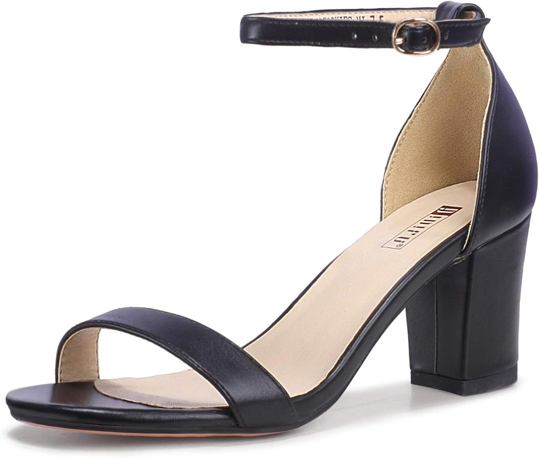 IDIFU Women's 3 Inch Heel Sandals for Women, 8