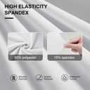 Trlyc Spandex Folding Chair Covers 100 Pcs Universal Fitted Dining Chair Cover Stretchy Slipcovers for Wedding Party Banquet Flat-Front Chairs Covers (White)