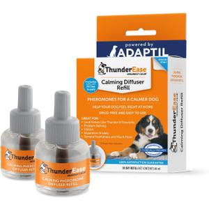 ThunderEase Dog Calming Pheromone Diffuser Refill | Powered by ADAPTIL | Vet Recommended to Relieve Separation Anxiety, Stress Barking and Chewing, and The Fear of Fireworks and Thunderstorms (60 Day ThunderEase Dog Calming Pheromone Diffuser Refill | Powered by ADAPTIL | Vet Recommended to Relieve Separation Anxiety, Stress Barking and Chewing, and The Fear of Fireworks and Thunderstorms (60 Day
