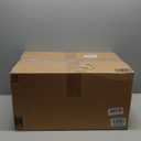 Amazon Basics Hard-Sided Dog and Cat Kennel Single-Door Travel Pet Carrier with Metal Wire Ventilation, 23.6" L x 15.7" W x 13.0" H, Beige