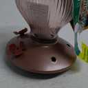 Perky-Pet 9104-2 Rose Gold Top-Fill Glass Hummingbird Feeder Rose Gold 24 oz Capacity