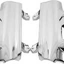 Chrome ABS Front Fender Covers Fairings Fit For Honda Goldwing 1800 GL1800 ABS GL1800P 2001-2017