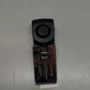 Door Stop Alarm with 120 dB Siren  Portable Travel Door Stopper Alarm Wedge for Hotel, Apartment & Dorm Security  Battery-Operated, Black, 3-Pack