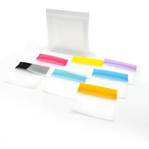 EZY DOSE Reusable 7-Day Pill Pouch Set, Durable Multi-Purpose Travel-Sized Containers, Includes Colors for Easy Identification, Large Storage, Clear, BPA Free, TSA Approved (Colored)