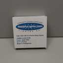 Novelty Lights Incandescent G30 Globe Replacement Bulbs - Outdoor Individual Bulbs for Events, Holiday Parties, Patios, and More - C7/E12 Candelabra Base, 5 Watt Lights (Red, 25 Pack)