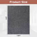 Garage Mats Oversize Garage Floor Paking Mat for Under Car, 7.4 x 17 Ft Non-Slip Gray Garage Flooring Carpets, Absorbent Oil Garage Parking Mat, Waterproof Mats