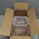 Rubbermaid Brilliance BPA-Free Food Storage Containers with Lids Airtight Kitchen and Pantry Organization Set Includes 3 Containers and Scoops Clear 16 cups