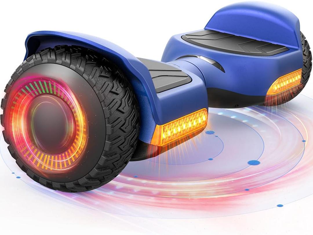 Gyroor Self Balancing Scooter New G13 All Terrain Balancing Scooter with LED Lights, Self Balancing Off Road with Bluetooth for Kids ages 6-12 and Adults