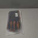 HLDD HANDLANDY Leather Work Gloves for Men & Women, Adjustable Wrist Cowhide Gardening Glove with Reinforced Palm for Driver (Medium, Black-coffee)