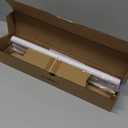 White Boho Curtain Rods for Windows, 1" Adjustable Decorative Heavy Duty Window Treatment Rods 30 to 56 inch with Pinecone Twine Finials, Rustic Farmhouse Drapery Pole for Bedroom