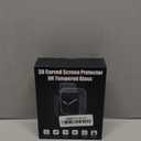 UV Tempered Glass Screen Protector for Apple Watch Series 11/10 42mm,Tempered Glass Curved Full Coverage Watch Screen Protector, Bubble Free S creen Protector for iWatch 11/10 42mm (3 Pack)