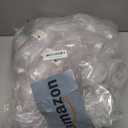 Ciaell 16 PCS Pink Bow Glass Cups with Lids and Straws - 16 Oz Preppy Can Shaped Plastic Glasses - Disposable Cute Iced Coffee Cup for Teen Girls Women Girlfriends Party & Mother's Day