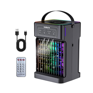 Portable Air Conditioners, 2026 Upgraded 4-IN-1 Quiet Portable AC Unit with Remote, 1100ML Tank Evaporative Air Cooler, 7 Color Light Personal Mini Air Conditioner for Bedroom,Office, Camping, Car,RV