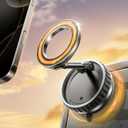 2026 Upgraded Vacuum Suction Cup Phone Mount for Magsafe [109+LBS Strongest Suction], 360 Adjustable Foldable Vacuum Magnetic Phone Holder for Car [24 N55 Stronger Magnets], for iPhone 17/16/15/14/13