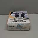 FUFF Weighted Vest Woman, 5/10/12/15/20/25/30 LB Womens Weight Vest for Walking, Strength Training Weight Vests for Female Men, Reflective Stripe Body Vest for Workout Running Jogging Fitness (Black)