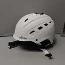 Ski Helmet, Snowboard Helmet, Snow Sports Helmet, Audio Compatible for Men Women and Youth (S (20"-21.75" / 51-55cm), Matte White)