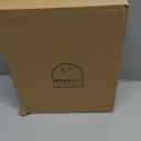 REDHUGO Large Glass Boxes for Display Handmade, Mirrored Bottom, Glass Jewelry Trinket Box with Lid, for Book, Photo, Keepsake Organizer, Display Case for Vanity Decor Home Dresser, Gold (Low: 10.4"L  8.5"W  2.6"H)