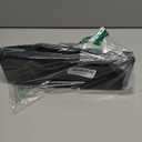 DIMJ Drawer Organizer - Small Clothes Organizer Set of 3, Drawer Dividers for Baby Clothes, Underwear, Socks, Bra, Belt, Tie - Black