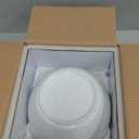 YHOSSEUN Chip and Dip Serving Set 2 Tiered Chip Dip Bowls with Metal Rack for Appetizer, Snacks - Large Chip Bowl 45 oz Small Dip Bowl 7 oz-Serving Bowls for Party, Food Dispaly - Gold Stand