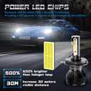 Light Bulbs Fit for Nissan Versa 2007-2014,Driving Light High Low Beam Fog Light Bulbs Combo, 6500K White 600% Brightness Halogen Replacement, Plug and Play, IP68, Pack of 4