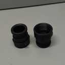 2 pcs Poly cam lock fittings (1-1/2" Part A) Cam & Groove Hose Fitting cam lock fittings, Male Aadapter x Female NPT Thread Polypropylene Camlock Fittings (1-1/2)