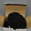 Sunolga Door Draft Stopper Blocks Hot and Cold Air with Removable Washable Cover for Bottom of Door, All-Season Seal for Wind, Right Angle Door Sweep for Gaps Up to 3", Home Essentials, 38", Black