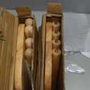 Frogprin Solid Wooden Step Stool for Kids Adults, Short Chair Toddlers Plant Stool, Kids Stool Perfect Matched Sensory Table, Multi-Purpose Sitting for Kitchen Playroom Bathroom Bedroom (2 Pack)