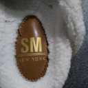 SM New York Brianna Brown Suede Faux Shearling Lined Bit Clogs Mens 9