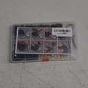 132 Sets Leather Snap Fasteners Kit, MSDADA 12.5 mm Metal Button Snaps Press Studs with 4PCS Fixing Tools, Sewing Snaps for Clothes Leather Craft Bracelets Jeans Wears Jackets Bags Belt