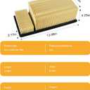 XTHZLP Engine Air Filter BC3Z-9601-A Compatible with FA-1902 11-16 Ford 6.7L Diesel Engine Advanced Large Capacity Replacement Part No. BC3Z-9601-A