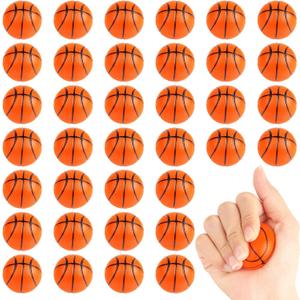 Hooqict Mini Basketball Stress Ball 25 Pack Mini Basketballs Small Foam Sports Ball for Kids Anxiety Relief Toy Basketball Gifts Sports Party Gift Bag Fillers