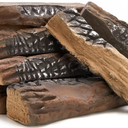 Gas Log for Fireplace, Realistic Ceramic Wood Logs for Fire Pit, Reusable Fake Fire Logs for Ventless, Gas or Propane Inserts