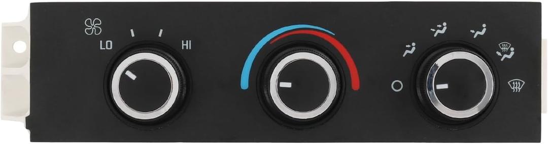 Front A/C Heater Climate Control Module Compatible with 2001-2014 Chevrolet Express 1500 GMC Savana 1500 2001-2021 Chevrolet Express 2500 3500 GMC Savana 2500 3500 Replace# 599-293, 15773676