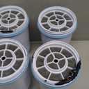 ZeroWater Official Replacement Filter - 5-Stage 0 TDS Water Filter Replacement IAPMO Certified to Reduce Lead, Chromium, and PFOA/PFOS 4-Pack