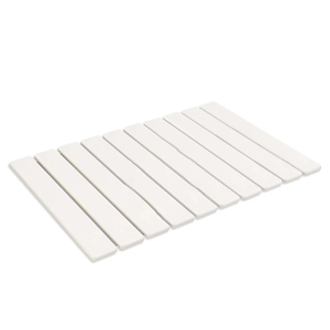 Foldable Stone Bath Mats for Bathroom, 15.5x28 In