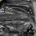 Folding Hand Truck 500lbs, Portable Heavy Duty Dolly Cart, 6 Wheels Collapsible Luggage Cart with 2 Elastic Ropes - Compact Trolley Cart for Easy Moving - Ideal Hand Cart for Travel and More (17, Black)