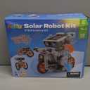 AOHU Solar Robot Building Kit STEM Gift for Boys Aged 8-13, DIY 15-in-1 Educational Science Building Toy, Solar or Battery Powered Robotic Set for Children Birthday with 212 Pieces