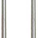 2 PCS Winding Rods D 1/2"" x L 16.75"" Inch with Black Random Antiskid Handle, Used for Garage Door Torsion Spring, Silver, YHSPR-2