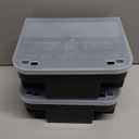 Qualirey 2 Pcs Rat Bait Station 8.86 x 7.28 x 3.62 Inches Rat Traps with Openable Lid, Blocks Boxes with Keys for Big Mouse, Keeps Children and Pets Safe Indoor & Outdoor, Bait Not Included (Clear)