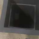 Veradek Brixton Cube Planter, Black, 20.75 in Height, 19 in Width, 19 in Length, Outdoor Use