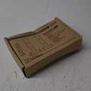 BATODA - 8" Floating Shelf Bracket (4 pcs) – Black Metal L Brackets - Hidden Brackets for Floating Wood Shelves - Blind Shelf Support - Shelving Mounting Hardware Included (Pack 4)