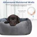INVENHO Large Dog Bed for Large,  Dogs, Rectangle Washable Orthopedic Dog Bed, Soft Calming Sleeping Puppy Bed Durable Pet Cuddler with Anti-Slip Bottom L(30"x24"x9")