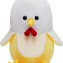 Chicken Banana Plush Pillow, 11-Inch Cute Chicken Stuffed Animal Banana Plushie Toys for Birthday