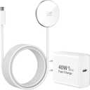 [Apple MFi Certified] 25W Magnetic Wireless Charger Apple Mag Safe Charger, 25W Qi2.2 Mag-Safe Fast Wireless Charging Pad Compatible for iPhone 17/Air/17 Pro/17 Pro Max/16/15/14/13/12/AirPods3/2/Pro