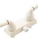 Camper Shower Dual Faucet, RV Shower Faucet Replacement ,RV Shower Faucet Valve Diverter with Winged Levers, Camper Bathroom Faucet Valve