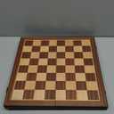 Chess Magnetic Wooden Chess Set 15" Unique Chess Board Game with Chess Pieces Storage Slots, Tournament Portable Folding Travel Chess Sets for Kids Adults Beginner and Pros, 2 Extra Queens