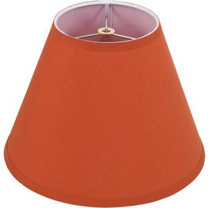 Aspen Creative 32070 Transitional Empire Shape Spider Construction Lamp Shade in Salamander, 6" Top x 12" Bottom x 9" Slant Height