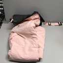 Women Men Snow Ski Bibs Pants Adjustable Windproof Waterproof Jumpsuit Snowboarding Insulated Warm Overall Trouser (Small, Pink)