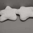 Sumind 2 Pcs 15.7 Inch White Star Pillow Plush Star Throw Pillow Cute Pillows Aesthetic 3D Throw Stuffed Cushion Decorative Gift Room Decor for Bedroom Sofa Chair